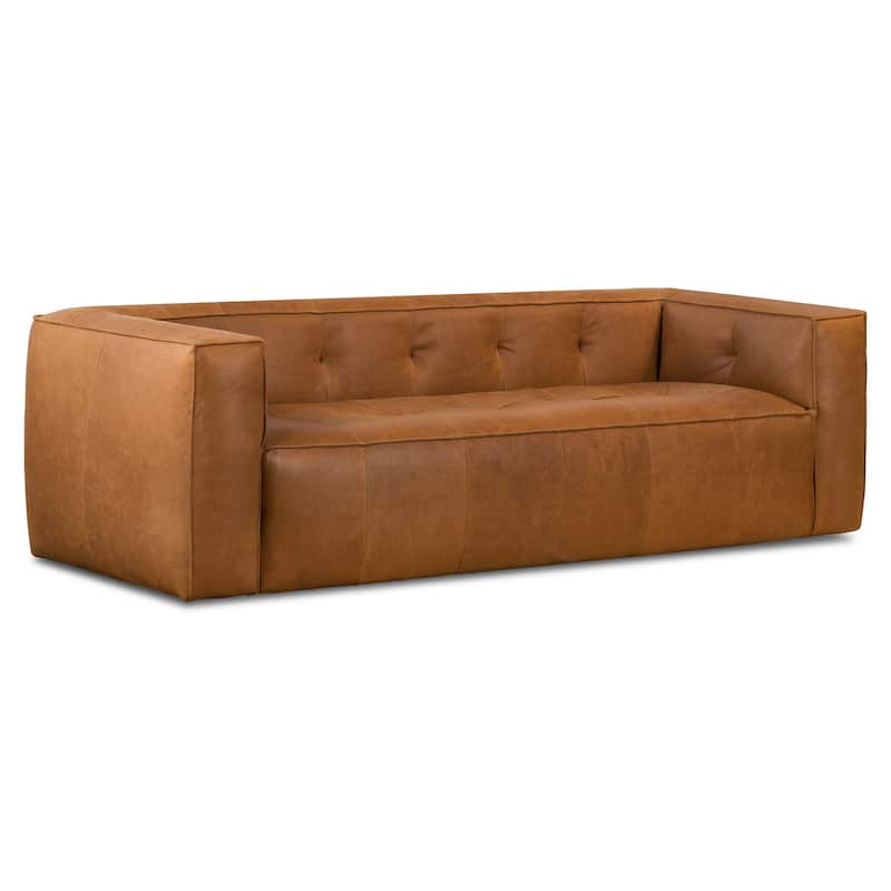 Poly & Bark Capa 92" Sofa - Full Grain Genuine Italian Leather