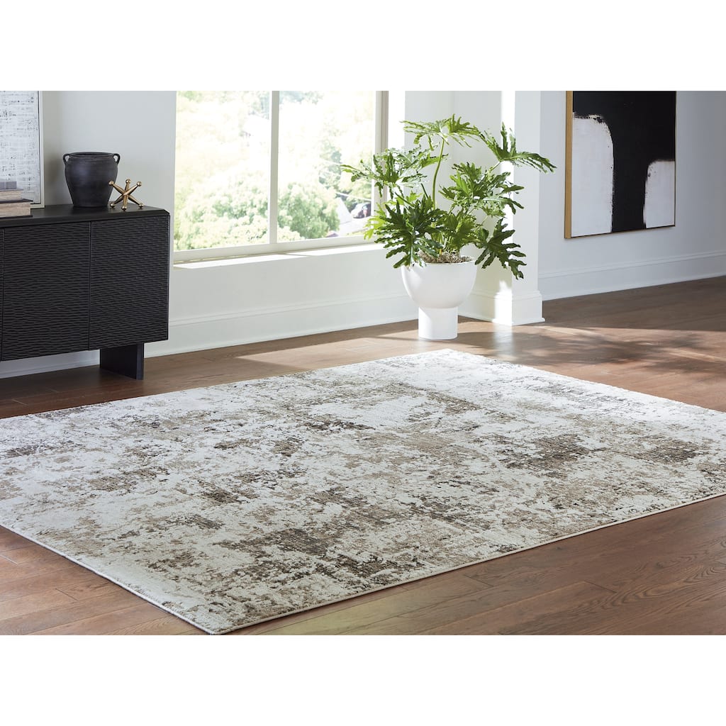 Signature Design by Ashley Barricland Gray/Brown/Cream Rug