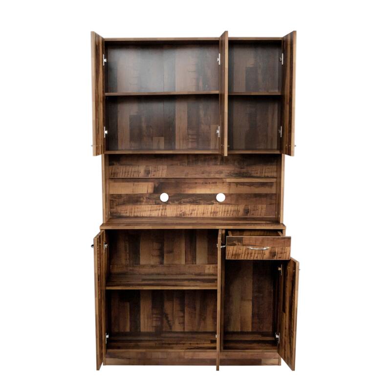 70.87" Tall Wardrobe& Kitchen Cabinet