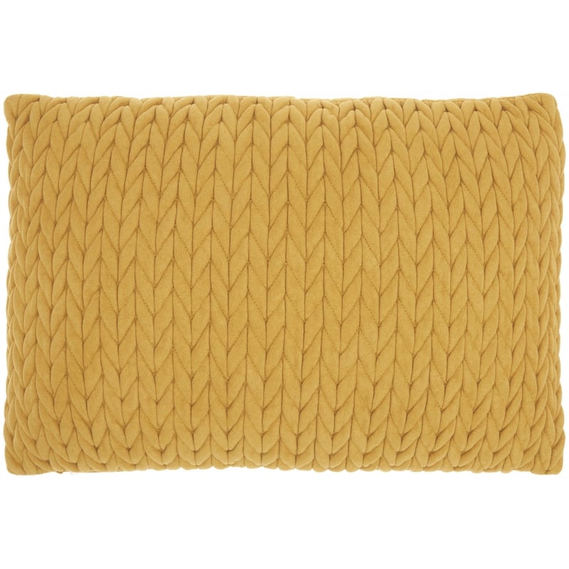 Chunky Braid Lumbar Pillow