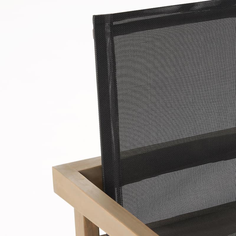 Beachview Outdoor 8 Seater Acacia Wood Dining Set by Christopher Knight Home