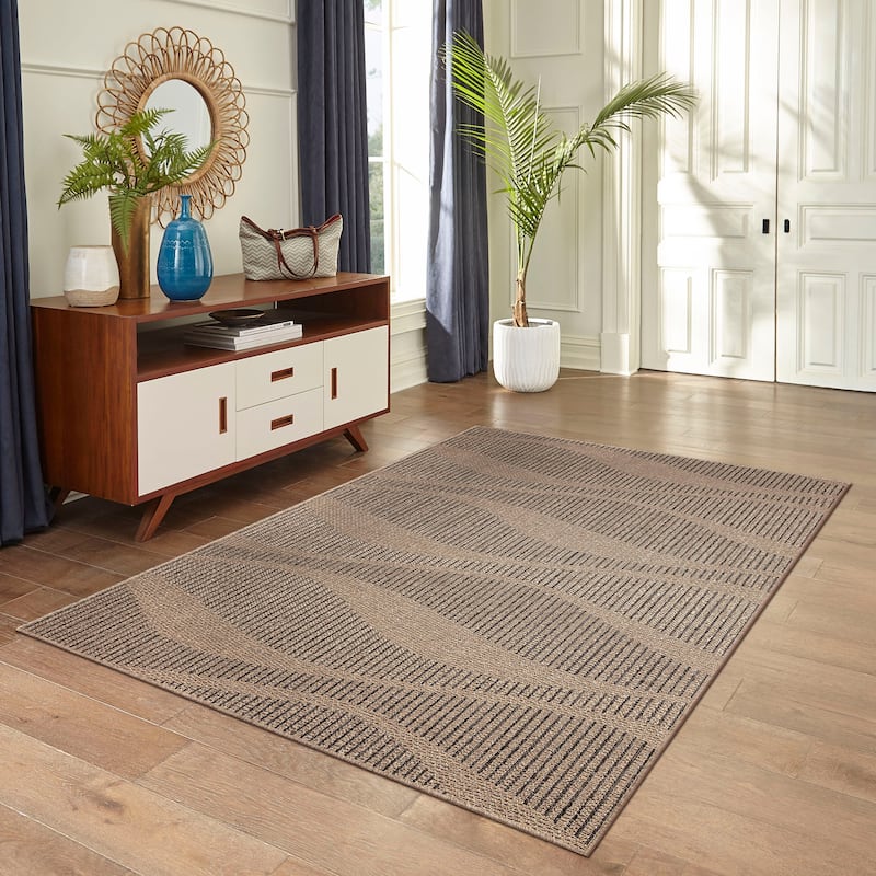 Liora Manne Monaco Wave Indoor/Outdoor Area Rug
