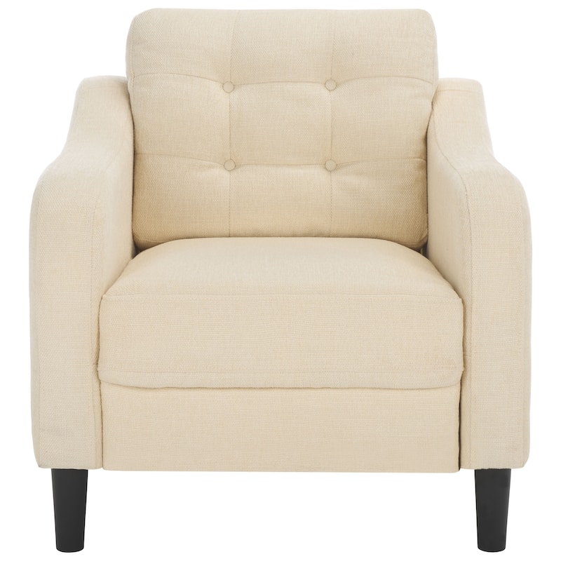 SAFAVIEH Couture Nathaniel Tufted Back Accent Chair - 32"W x 32"D x 34"H