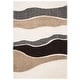 preview thumbnail 17 of 25, SAFAVIEH Florida Shag Cirilla Abstract Wave 1.2-inch Thick Rug