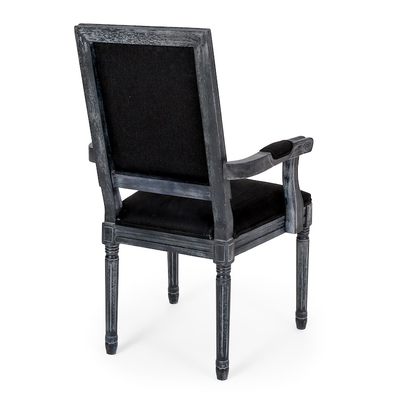 Maria French Country Upholstered Dining Chairs by Christopher Knight Home - 23.75" L x 23.75" W x 39.75" H