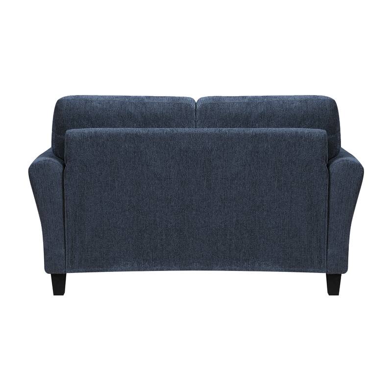 Diboli Chenille 2-Piece Living Room Set - Wood Finish Exposed Feet