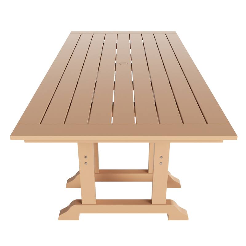 Laguna 6-Piece Patio Dining Set With Reclinable Armchairs and Bench