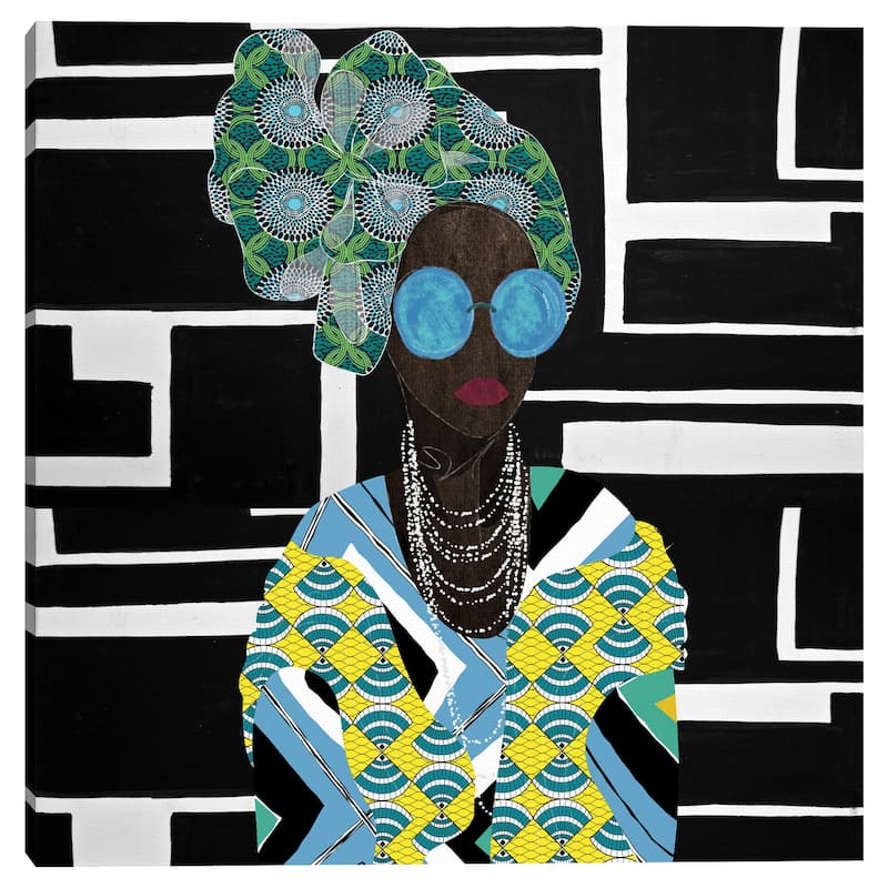 Queen Geo by Nikki Chu Canvas Art Print