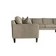 preview thumbnail 12 of 14, Lauren 3-piece Contemporary Angled 6-Seater Sectional
