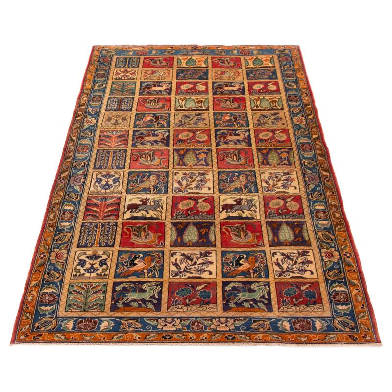 ECARPETGALLERY Hand-knotted Kayseri Vintage Red Wool Rug - 5'0 x 9'10