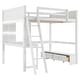 preview thumbnail 27 of 29, Full Size Loft Bed with L-shaped Multi-storage Desk, LED light and USB Charging Station, Storage Bench with 2 Drawers