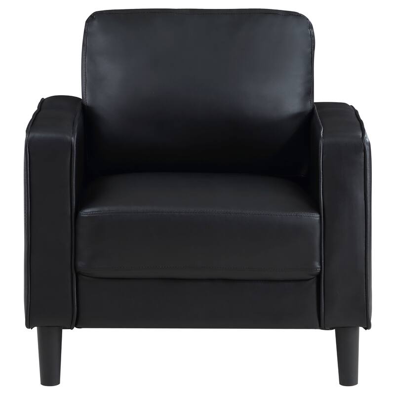 Ruth Transitional Upholstered Track Arm Sofa Set