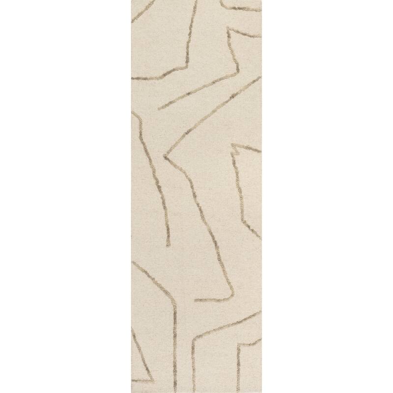 Mulholland Textured Wool Area Rug Area Rug