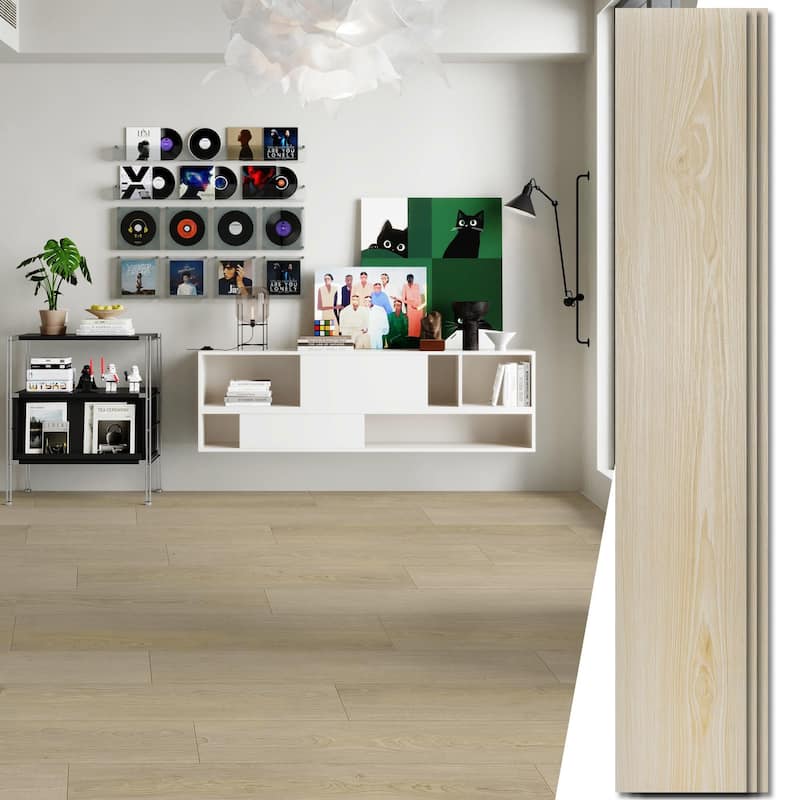 Art3d Peel and Stick Vinyl Floor Tiles,Wood Look Floor Plank,36-Pack,54 Sq.Ft