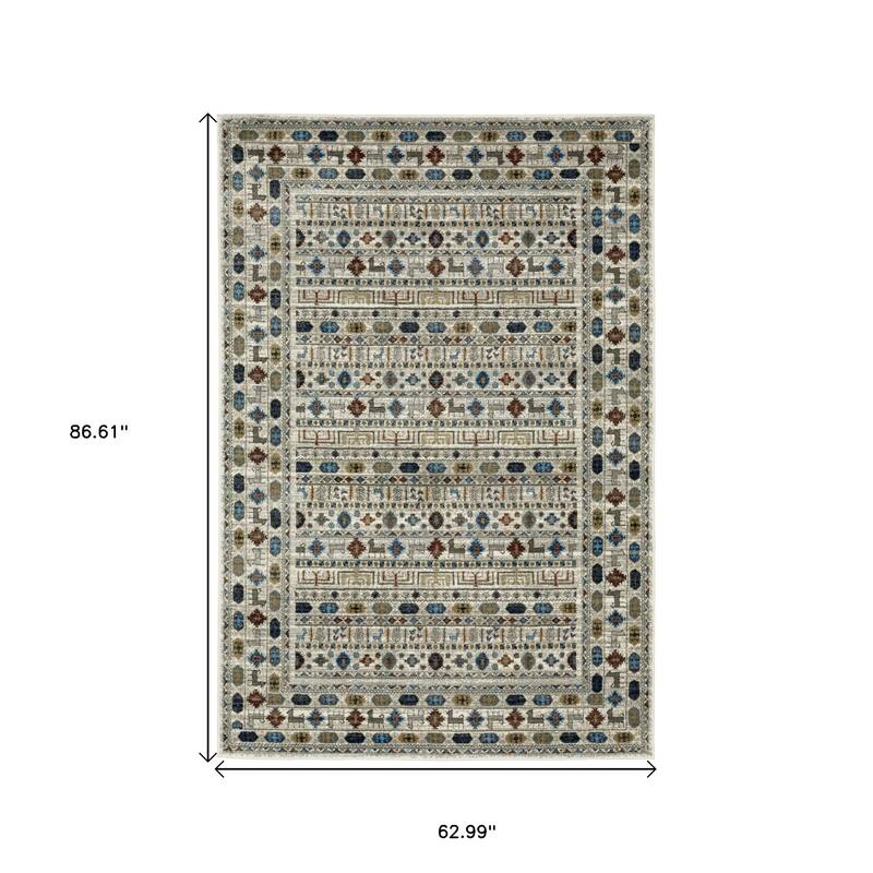 HomeRoots Tribal Bohemian Runner Area Rug