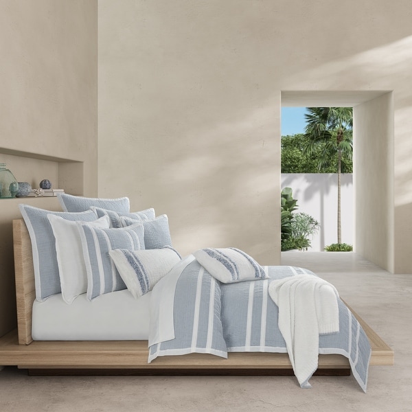 INK+IVY Queen Duvet Cover Set – Boho Chenille Tufted Cotton, 3-Piece (Duvet + 2 Shams), Sage Green/Ivory - View #9