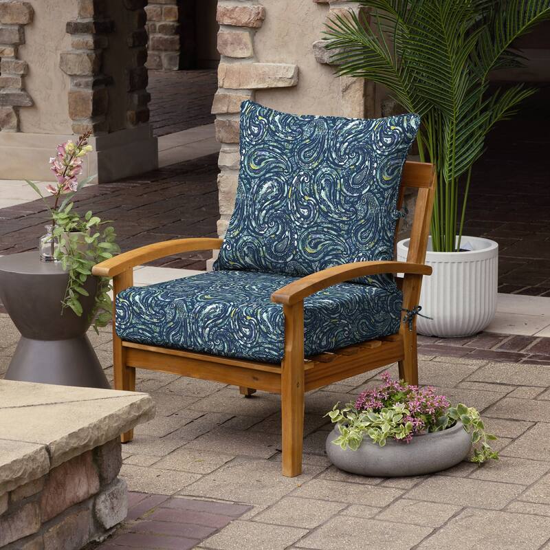ARDEN Foam Outdoor Deep Seat Cushion Set, 24 x 24