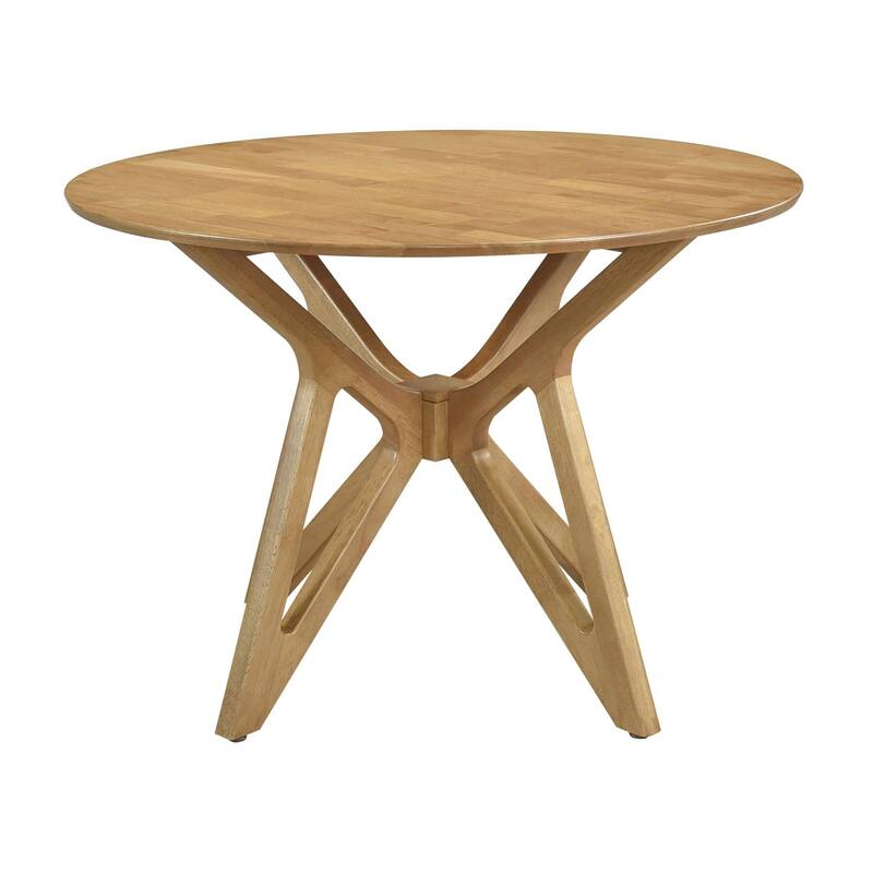 Carson Light Walnut Solid Wood Dining Table