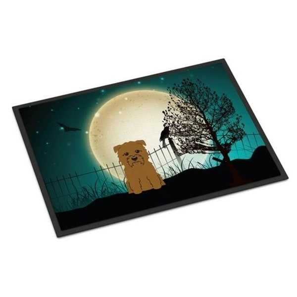 Carolines Treasures BB2250JMAT Halloween Scary Glen of Imal Tan Indoor or Outdoor Mat 24 x 0.25 x 36 in.