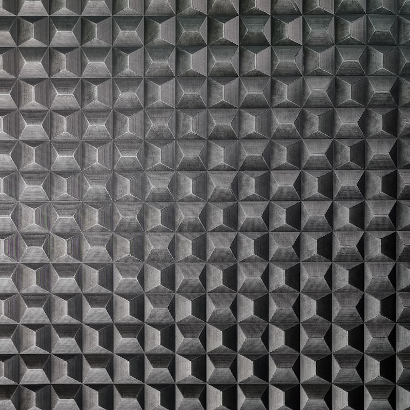 Fine Decor Romero Black 3D Geometric Wallpaper