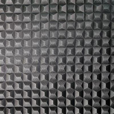 Fine Decor Romero Black 3D Geometric Wallpaper