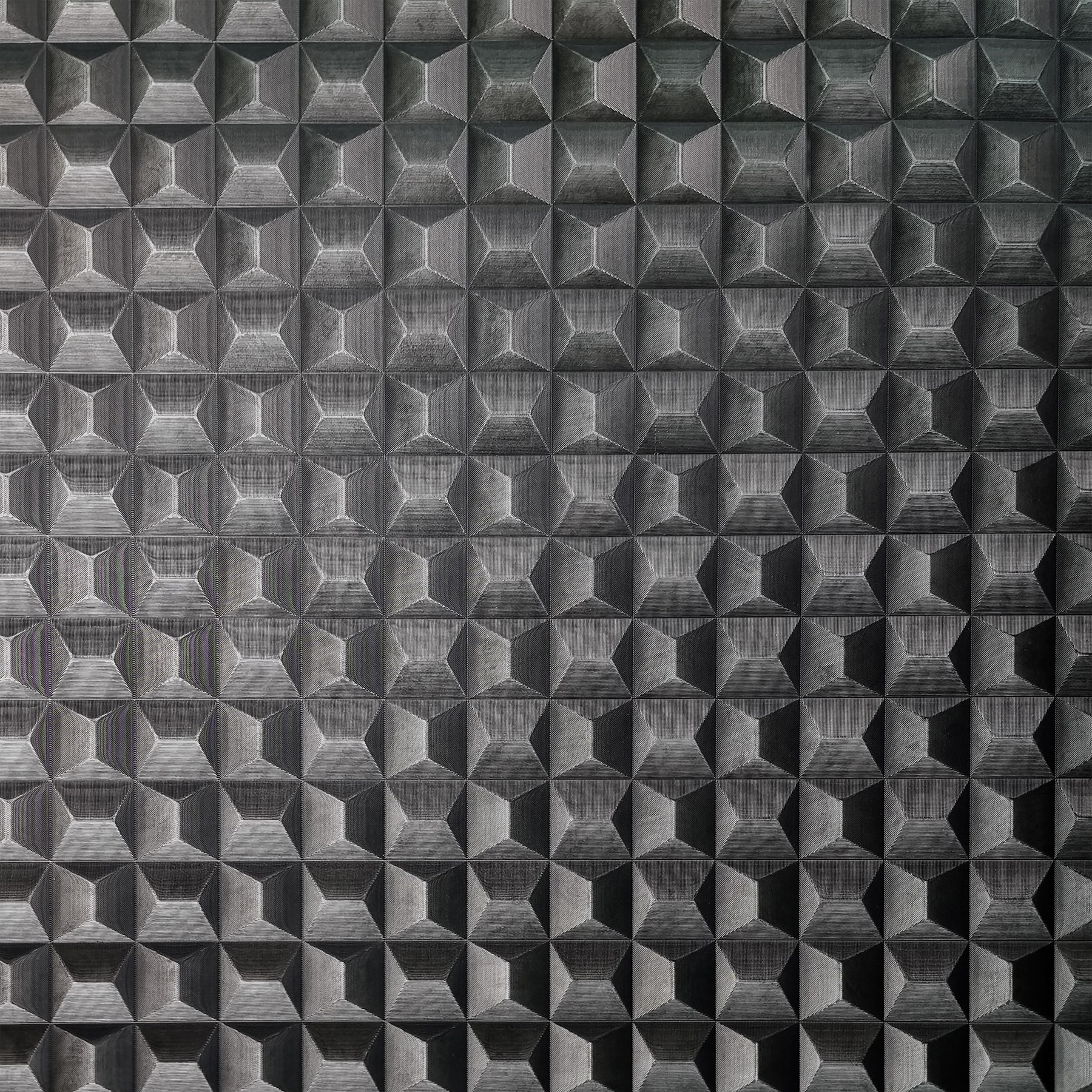 Fine Decor Romero Black 3D Geometric Wallpaper