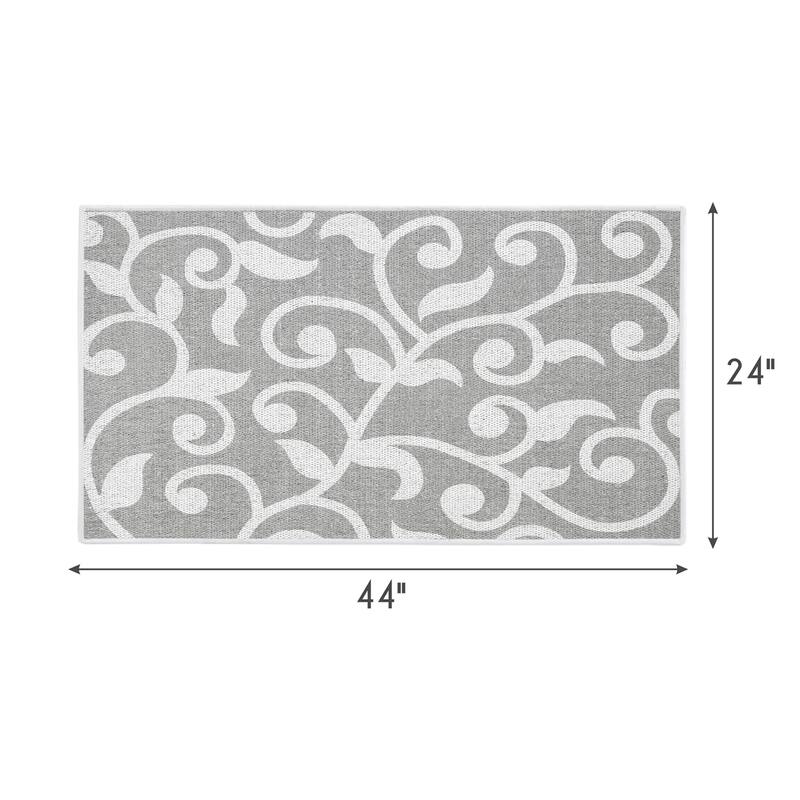 SussexHome Non-Skid Ultra-Thin Area Rugs for Laundry Room, Entryway, Bathroom and Kitchen - Washable Multipurpose Floor Mat