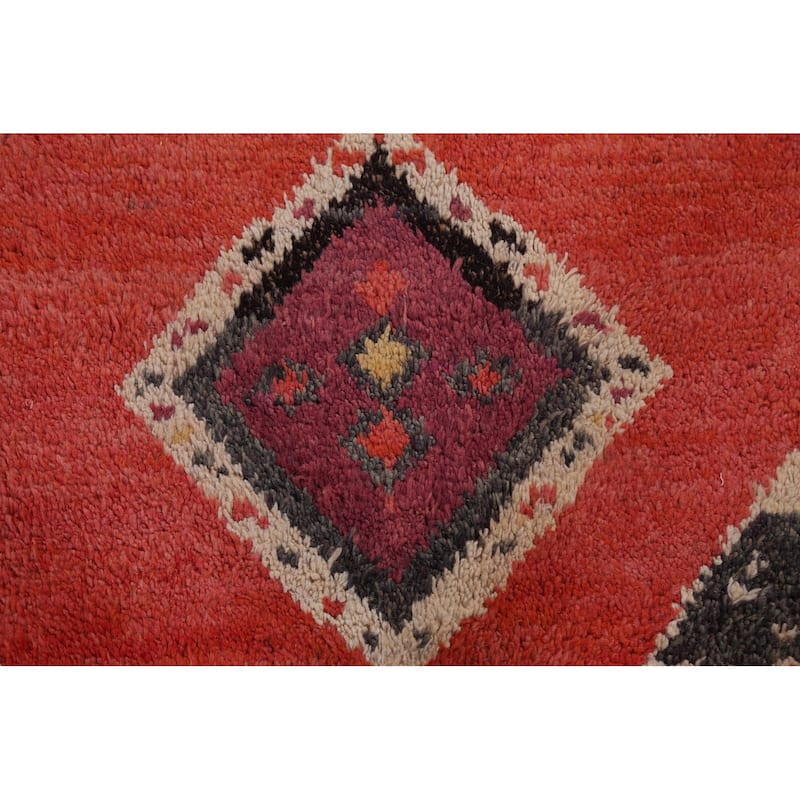 Tribal Oriental Moroccan Dining Room Area Rug Wool Hand-knotted Carpet - 8'0" x 11'0"