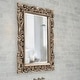 preview thumbnail 2 of 5, Allan Andrews Ornate Framed Beveled Rectangular Wall Mirror - Champagne/Silver