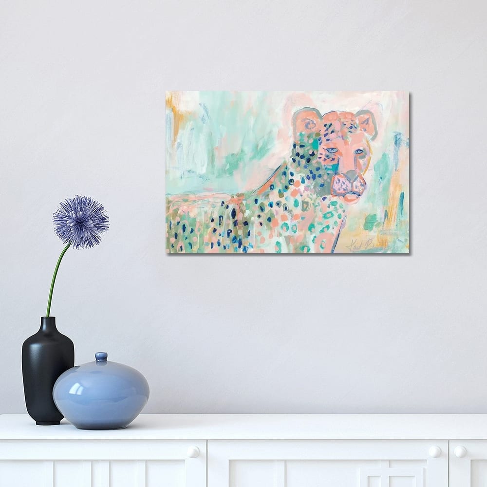 iCanvas "Cheetah Watch" by Kait Roberts Canvas Print