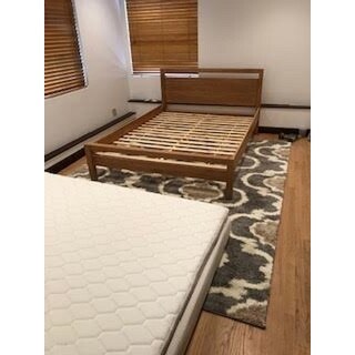 Shop Grain Wood Furniture Loft Solid Wood Queen-size Panel Platform Bed - Free Shipping Today ...