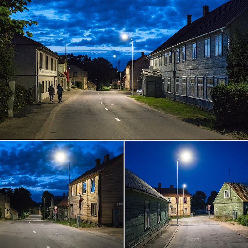 Solar Street Light 300000LM LED Solar Flood Lights Outdoor with Remote Control - 3600W