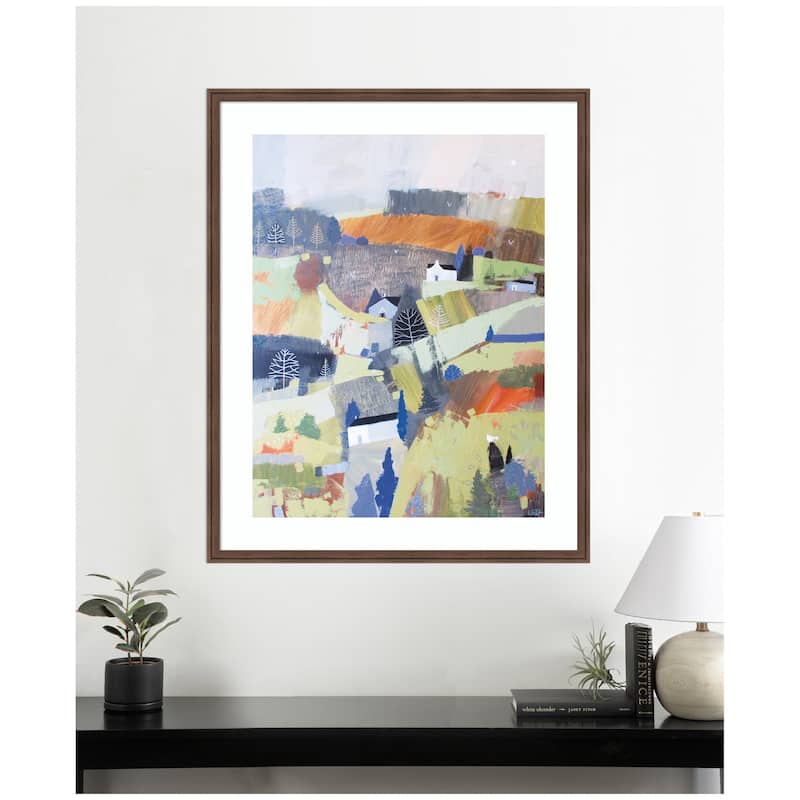 Kate and Laurel Framed Art Worlds View by Guilana Lazzerini