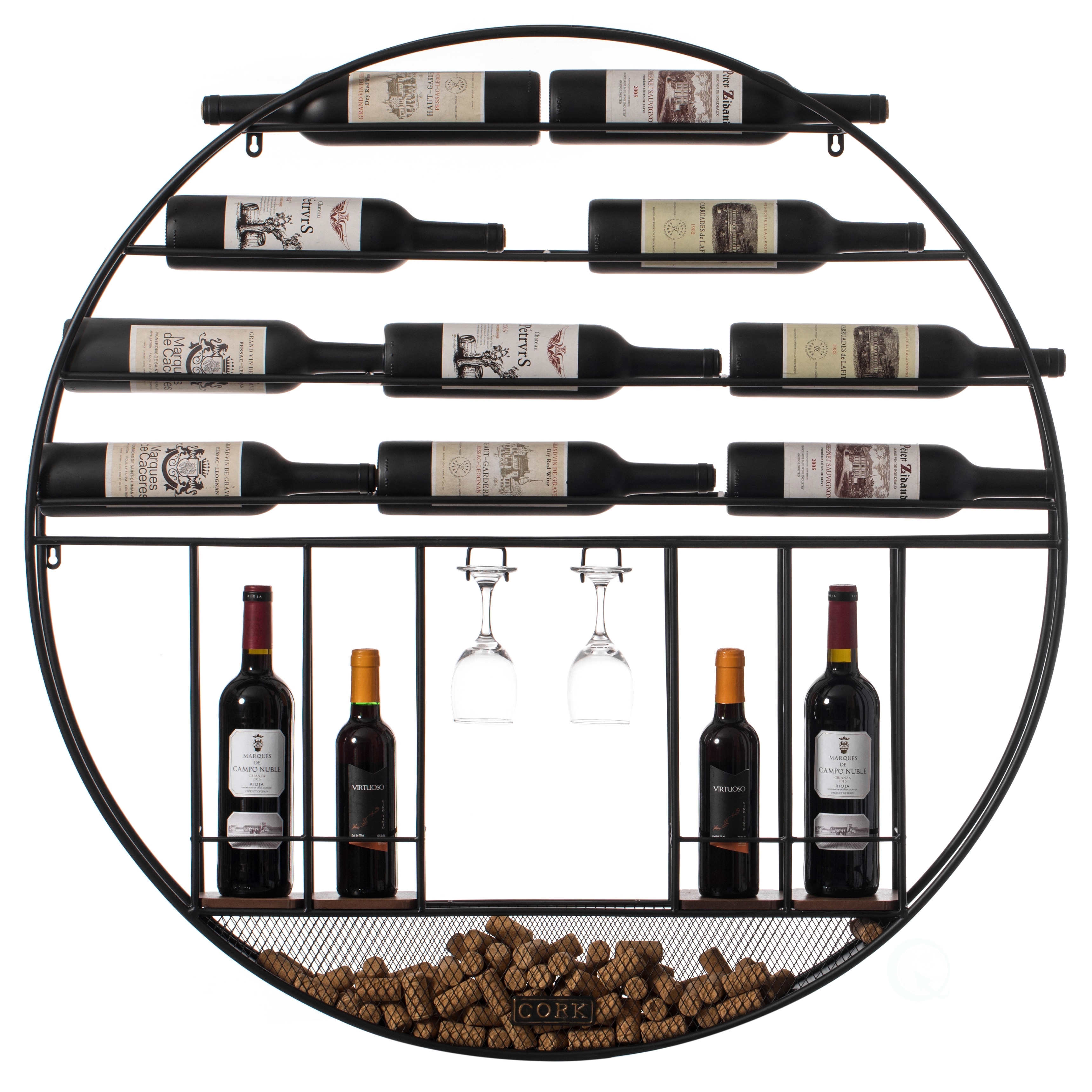 Wine display rack wall sales