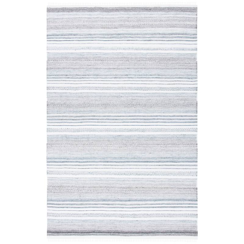 SAFAVIEH Handmade Kilim Mansoura Transitional Rug - 4' x 6' - Ivory/Grey
