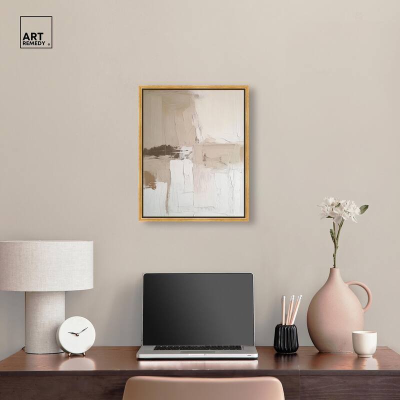 Subtle Earth Tones I Canvas by Art Remedy