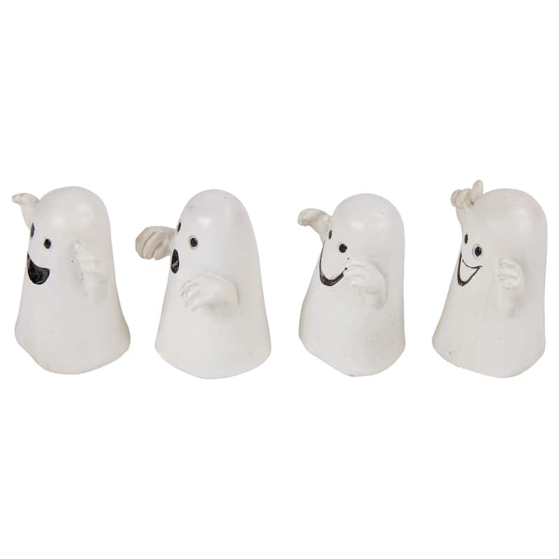 Set of 12 Mini Ghost Decorations 1.5"