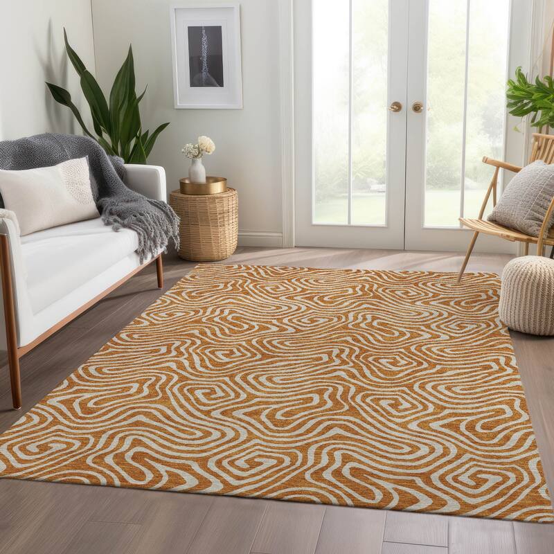 Premium Washable Super Soft Modern Trippy Mayfield Rug