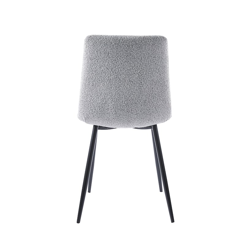 Porthos Home Tomas Fabric Dining Chairs with Steel Legs, Set of 2