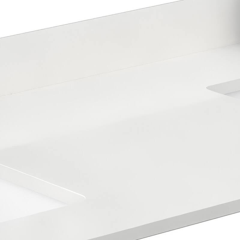 Wyndham Collection WCFQC160DTOPUNS-Q 60" Quartz Vanity Top with