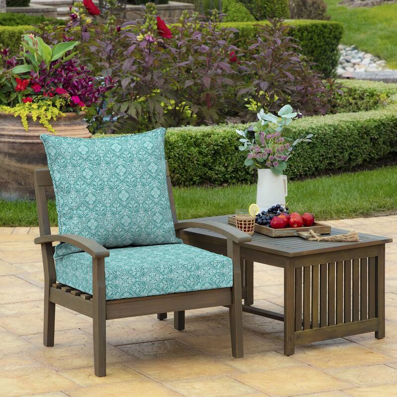 ARDEN Outdoor Foam Deep Seat Cushion Set, 24 in x 24 in