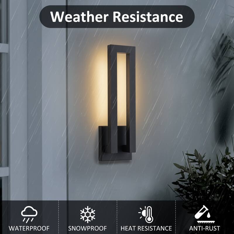 C Cattleya 22.5in Integrated LED Outdoor Wall Sconce