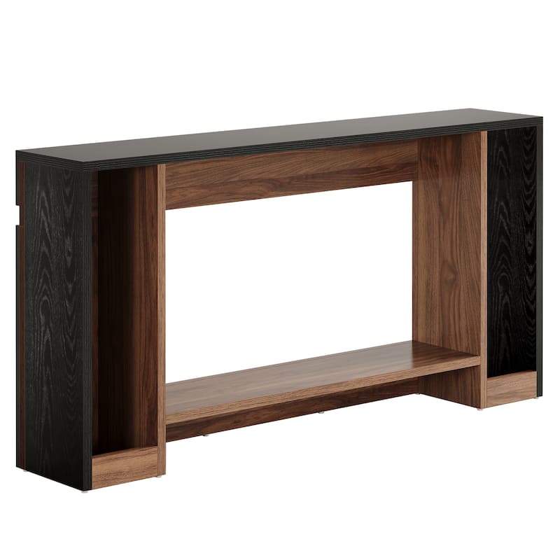 63-inch Long Console Sofa Table with Storage for Entryway Living Room - 63" W x 11.81" D x 31.5" H
