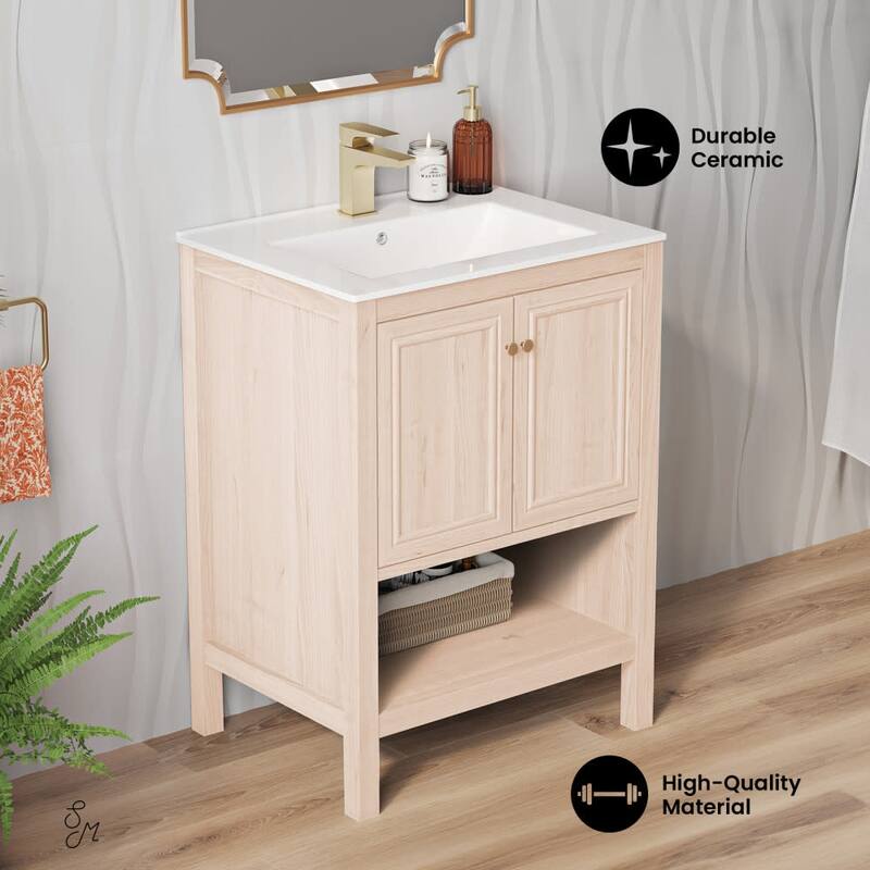 Swiss Madison SM-BV0601 Chateau 24" Free Standing Single Basin Vanity