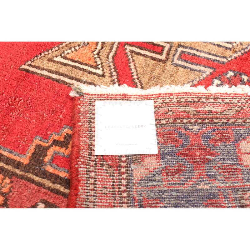 ECARPETGALLERY Hand-knotted Andelz Red Wool Rug - 4'5 x 7'2