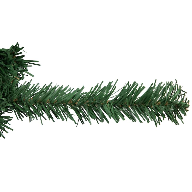 9' x 20" Green Artificial Pine Christmas Garland Unlit