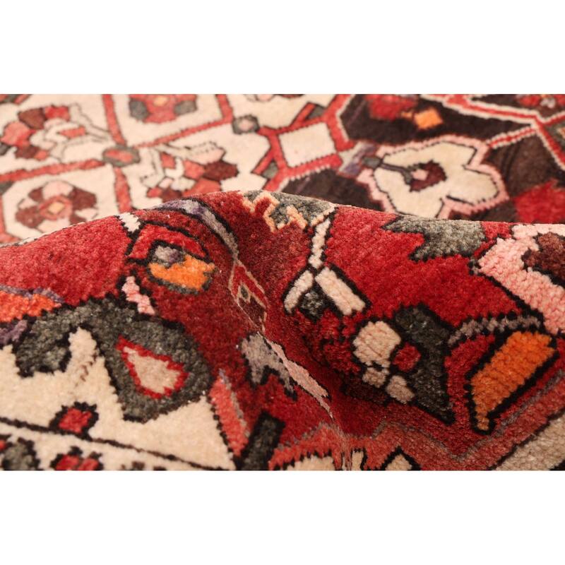ECARPETGALLERY Hand-knotted Anadol Dark Red Wool Rug - 4'10 x 7'9