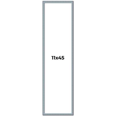 11x45 Frame Rustic Sky Blue Solid Wood Picture Frame | 0.75 Inch