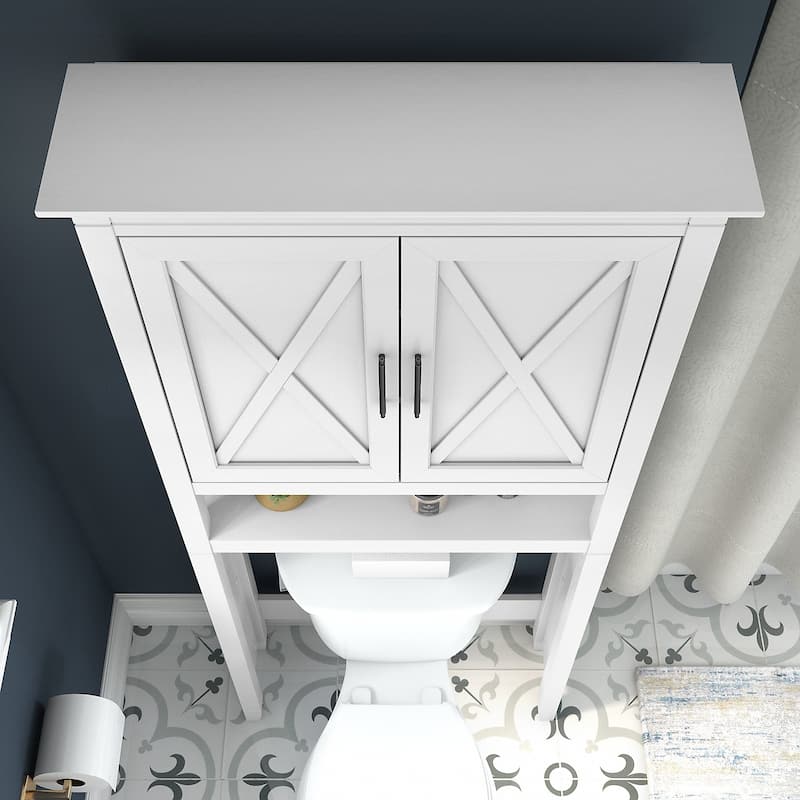 Key West Over The Toilet Storage Cabinet by Bush Furniture