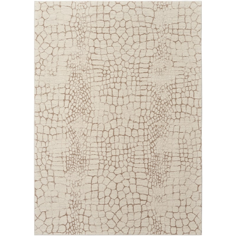 Nourison Gemma Indoor only Beige Animals Area Rug